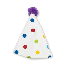 Load image into Gallery viewer, 4-Piece Dog Birthday Kit: Bandana, Hat, Bow Tie, Plush Toy