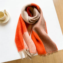 Load image into Gallery viewer, Mandy Cozy Long Fringe Wool Scarf