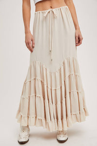 Betty RUFFLED MAXI SKIRT