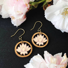 Load image into Gallery viewer, Lil Lotus Earrings