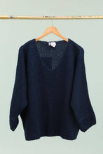 Load image into Gallery viewer, Eloise Oversized V Neck Sweater Wool Mohair Blend - Italian