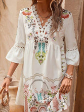 Load image into Gallery viewer, Valerie Lace V Neck Dress