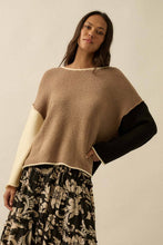 Load image into Gallery viewer, Zoe Color Block Sweater