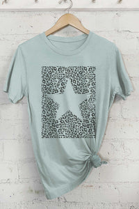 STAR LEOPARD GRAPHIC TSHIRTS