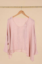 Load image into Gallery viewer, Bizou Asymmetrical Cotton Sweater - France