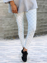 Load image into Gallery viewer, LDC Checkered Pattern High Waist Skinny Leggings