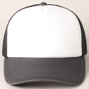 Blank Trucker, choose a removable patch