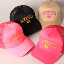 Load image into Gallery viewer, Sunkissed Embroidery Foam Mesh Back Trucker Hat