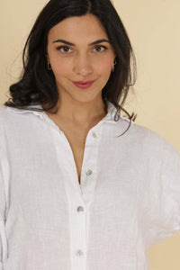 Adore - 100% Italian linen blouse