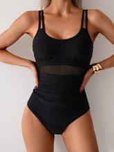 Load image into Gallery viewer, Women&#39;s One-Piece Mesh Bikini Swimsuit