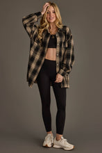 Load image into Gallery viewer, Black &amp; Tan Boyfriend Flannel