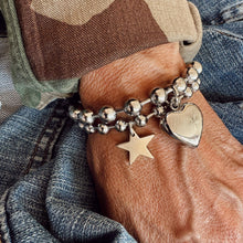 Load image into Gallery viewer, Brass Star Charm Bracelet 