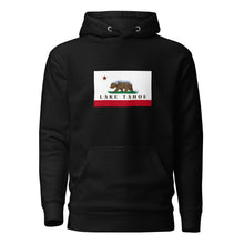 Load image into Gallery viewer, Unisex Hoodie CA Flag with Bear - Lake Tahoe