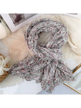 Load image into Gallery viewer, Scarvii - Floral Crinkle Lightweight Scarf