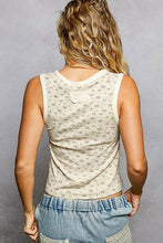 Load image into Gallery viewer, Floral Button Tank