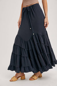 Betty RUFFLED MAXI SKIRT