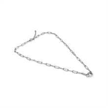Load image into Gallery viewer, Paperclip Charm Necklace 18k gold PVD