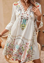 Load image into Gallery viewer, Valerie Lace V Neck Dress