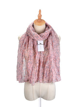 Load image into Gallery viewer, Scarvii - Floral Crinkle Lightweight Scarf