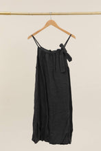 Load image into Gallery viewer, Italian Linen Bow Strap Dress