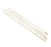 Load image into Gallery viewer, Dainty Thin Gold Filled box Chain Necklace, sku#ZX105