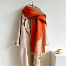 Load image into Gallery viewer, Mandy Cozy Long Fringe Wool Scarf