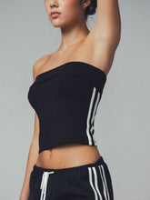 Load image into Gallery viewer, Side Stripe Strapless Tube Top