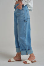 Load image into Gallery viewer, Dark Denim Cuffed Jean