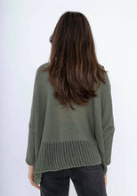 Load image into Gallery viewer, Bizou Asymmetrical Cotton Sweater - France