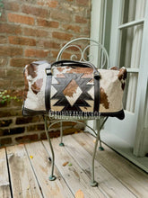 Load image into Gallery viewer, AZTEC Leather Weekender Travel Duffel