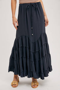 Betty RUFFLED MAXI SKIRT