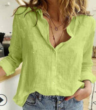 Load image into Gallery viewer, Rosa Linen Buttondown Shirt