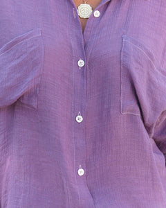 Summer Pocket Button Down Shirt