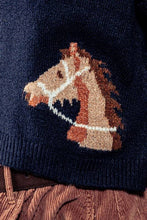 Load image into Gallery viewer, Ginger Horse Cardigan Sweater