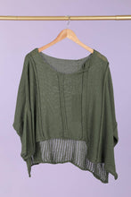 Load image into Gallery viewer, Bizou Asymmetrical Cotton Sweater - France