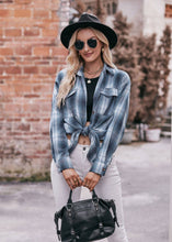 Load image into Gallery viewer, Women&#39;s Loose Flannel Plaid Shirt