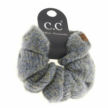 Load image into Gallery viewer, Two-tone Knit Ponytail C.C Women's Scrunchie