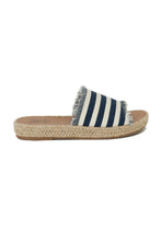 Load image into Gallery viewer, MELANIE-01 Striped Espadrille Slides
