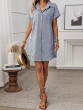 Load image into Gallery viewer, Tandy Striped Shirt Dress