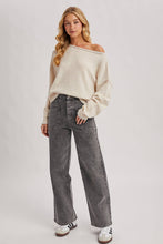 Load image into Gallery viewer, Tessa Sweater - Rolled Trim