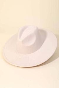 Flat Brim Fedora Fashion Hat