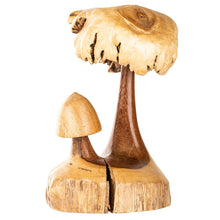 Load image into Gallery viewer, WOODEN DOUBLE MUSHROOMS