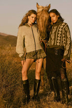 Load image into Gallery viewer, Starlight Winter Aqua Sweater