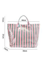Load image into Gallery viewer, Glossy Striped Tote Bag