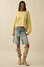 Load image into Gallery viewer, Telli Bubble Sleeve Sweater