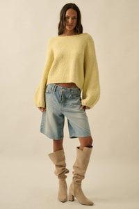 Telli Bubble Sleeve Sweater