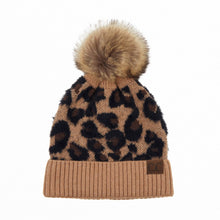 Load image into Gallery viewer, CC Beanie Leopard Winter Hat