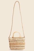 Load image into Gallery viewer, Intricate Basket Weave Square Hand Bag