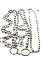 Load image into Gallery viewer, Plain Convertible Silver Chain Necklace