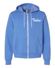 Load image into Gallery viewer, Our own Exclusive Tahoe “Happiest at the Lake” Zip-Up Hoodie | Unisex Sweatshirt